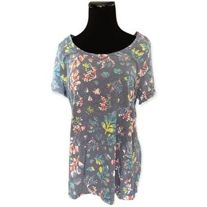 L Lularoe NEW Classic Tee Beautiful Floral Large